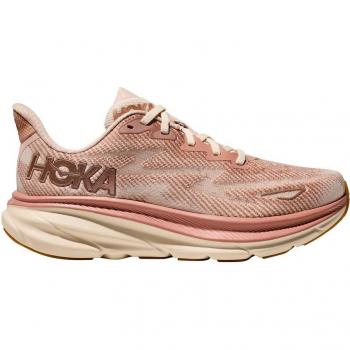 HOKA Women's Clifton 9 Road Running Shoes, Sandstone/Cream, Size 7.5