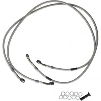 Tubo de freno trenzado TRW MCH288V2 - Kit latiguillos freno, material trenzado, alta resistencia, compatible con sistemas de frenos hidráulicos, diseño optimizado para una mejor respuesta y durabilidad