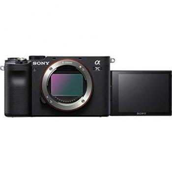 Sony Alpha 7C (ILCE-7C) Full Frame Mirrorless Camera, 24.2 MP Exmor R CMOS Sensor, 6000 x 4000 Pixels Resolution, Black Body Only