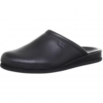 Romika Carlo 01 75101 - Zapatillas de casa de cuero para hombre, color negro, talla 40