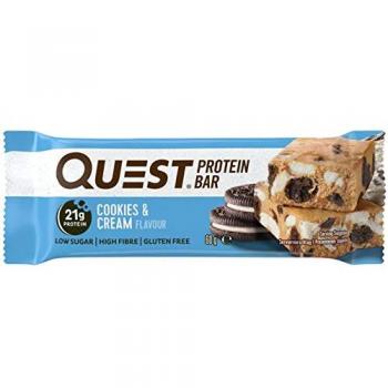 Quest Nutrition Quest Bars Cookies & Cream - 12 Barras
