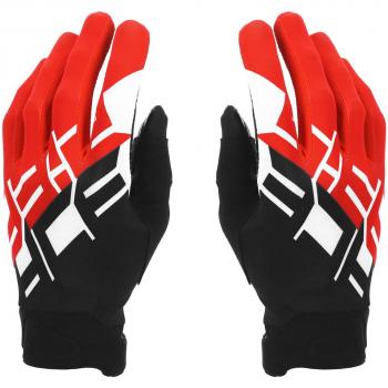 Acerbis Casco de Cross Linear Rojo-Negro y Acerbis MX Linear Guantes de motocross Negro Rojo (XL)