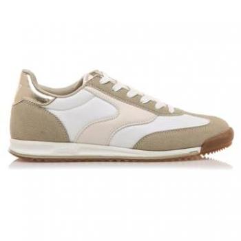 Zapatillas Deportivas Mujer MTNG Olympic Beige con Cierre de Cordones y Puntera Redonda