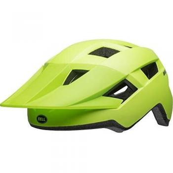 BELL Spark Junior Youth Casco de Ciclismo, Infantil, Verde Brillante Mate, 50-57 cm