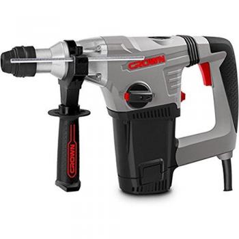 Crown CT18116BMC Martillo Combinado, 1050 W, 220 V, Gris y Negro