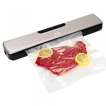 Raniaco Envasadora al Vacío Profesional para Alimentos, 60kpa selladora de Bolsas de plastico, Automático Seco y Húmedo, Incl. 15 sellador Bolsas Profesionales
