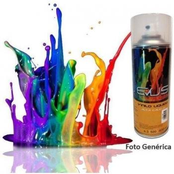 EVUS - Pintura vinilo liquido en spray de 400 ml. Color rojo vivo. Ral 3000