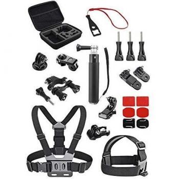 TNB SPACBOX23 Sport - Pack de 23 accesorios para cámara deportiva