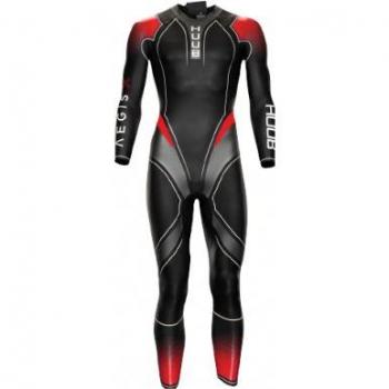 Traje de Neopreno Huub Aegis X 3:5 para Triatlón Negro-Rojo