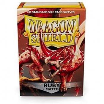 Dragon Shield - Sobres para Tarjetas, Color Ruby, 1