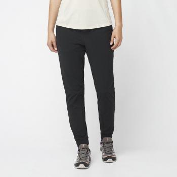 Pantalón de mujer Salomon Wayfarer Ease, tipo montaña, color negro, talla L