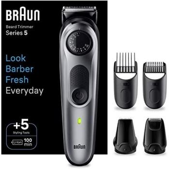 Braun Afeitadora Styler BT5440 - Barbero Braun Series 5 BT5440 - Braun Cortacésped De Barba Series 5 BT5440, Cortacésped Para Hombres Con Herramientas De Diseño, 100