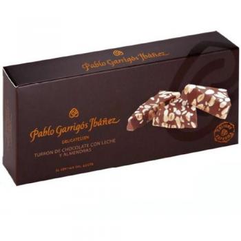 Pablo Garrigós Ibáñez Barra de Turrón de Chocolate con Leche y Almendras - 300 gr