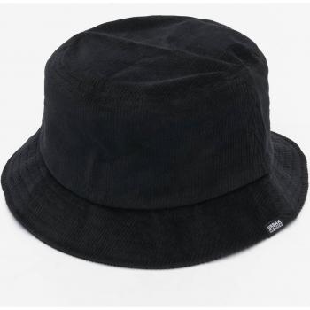 Urban Classics Unisex Black Corduroy Bucket Hat