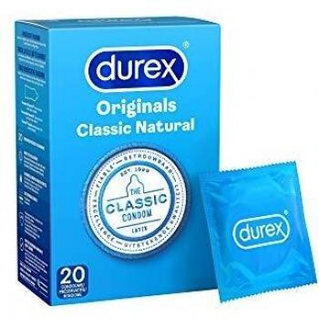 Durex Classic Natural - 20 Condoms Durex 72 g