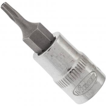 Insertable de llave de cubo VIGOR 1/4 (6,3 mm) T9H Tamper-Resistant V2596N