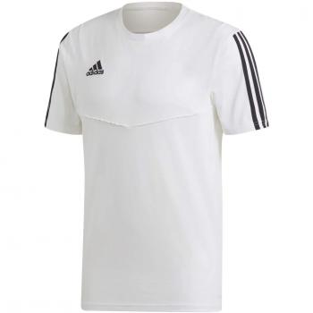 adidas TIRO19 tee Camiseta de Manga Corta, Hombre, White/Black, 2XL