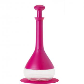 VIGAR Taula Aceitera/Vinagrera, Material: Silicona, ABS y Cristal, Magenta, 12 x 12 x 22.7 cm