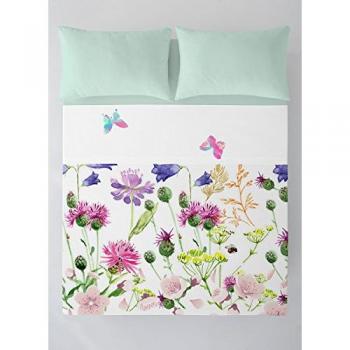 Juego de Sábanas 100% Algodón Balder con Costura para Cama de 180 cm