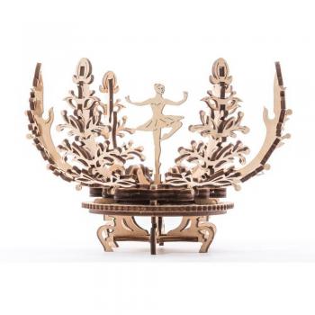 Maqueta de madera en 3D Ugears Flowers - Modelo mecánico de flor con piezas exclusivas