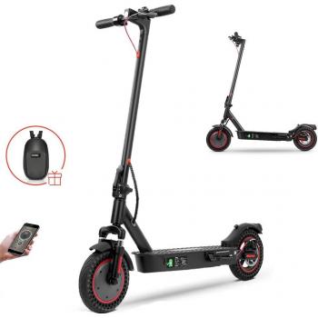 Scooter eléctrico iScooter i9max 500w 35km/h 10 pulgadas neumático tipo panal ligero plegable control por aplicación