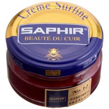 Crema de Cera para Calzado Saphir - Rojo Hermes - 50 ml - Brillo y Protección