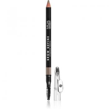MUA Makeup Academy Brow Define Long-Lasting Eyebrow Pencil with Brush, Shade Fair, 1.2 g