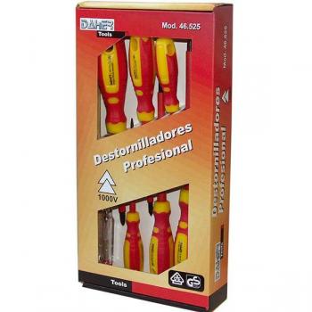 KIT DESTORNILLADORES PROFESIONAL 7 PIEZAS CON BUSCAPOLLOS