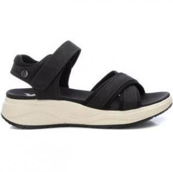 Sandalia de mujer Xti 142720 negro con cierre adherente