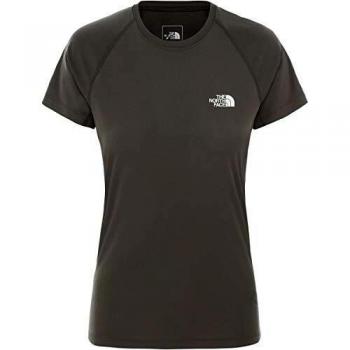 The North Face - Camiseta de manga corta para mujer, color Verde taupe, tamaño small