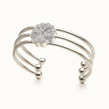 Brazalete Folli Follie Mujer 3B0F041C - Plata de Calidad