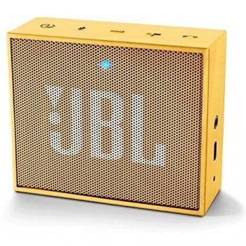 Altavoz Portátil Bluetooth JBL GO 2 - Color Negro/Amarillo, Recargable con Entrada AUX para Smartphones, Tablets y Dispositivos MP3