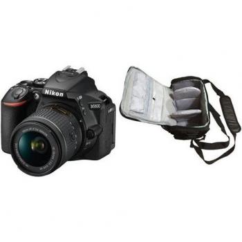 Cámara Réflex Digital Nikon D5600 24.2MP + Lente AF-P DX 18-55mm VR + Bolsa Profesional