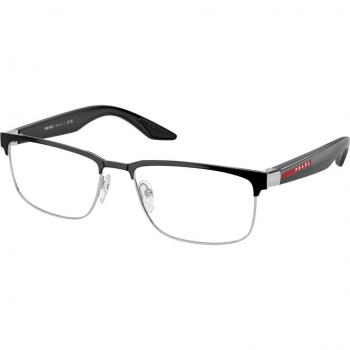 Prada Linea Rossa PS51PV 1AB1O1 Gafas Recetadas para Hombre Negras con armazones negros y lentes de 54