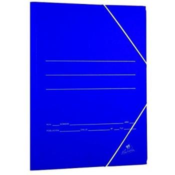 Mariola 944818 - Carpeta de cartón con solapas, color azul