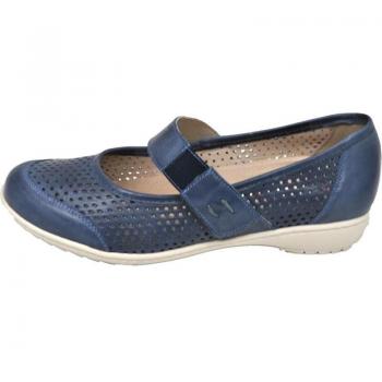 Zapatos Para Plantillas Piesanto modelo para mujer color azul y Sandalias de Mujer PIESANTO 190556 Merceditas Mary-Jane marino