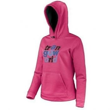 Trango Indals - Sudadera para mujer, color rosa claro / negro, talla 2XL