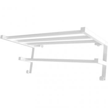 Toallero Eléctrico para Radiador Hygge Family Blanco Mate 520x284 mm con Barras Redondas