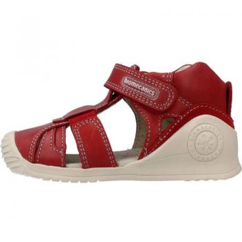 Sandalias de Piel Rojas para Niño - Biomecanics Giamo 202140
