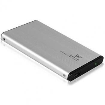 Caja EXT. HDD EWENT EW7041 2,5'' SATA USB2.0 Plata Aluminio