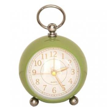 Reloj-Despertador Analógico Romimex Verde Cerámica 10 x 13 x 7 cm