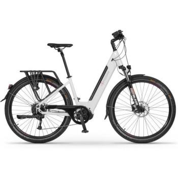 Bicicleta Eléctrica de Trekking Ecobike LX300 Blanca 14Ah