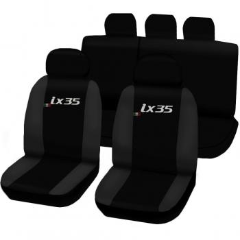 Lupex Shop ix35 _ N. GS Asientos, Negro/Gris Oscuro
