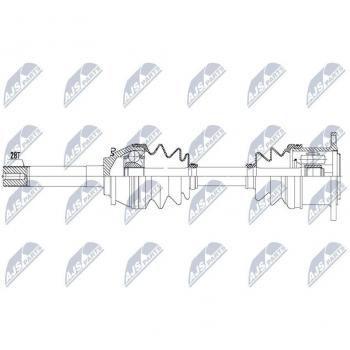 Árbol de transmisión NTY NPW-MS-051 - Eje de tracción, alta resistencia, compatible con múltiples modelos