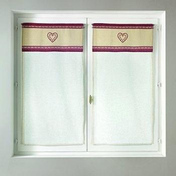 HomeMaison 09469 - 2-al - Juego de 2 cortinas con revestimientos