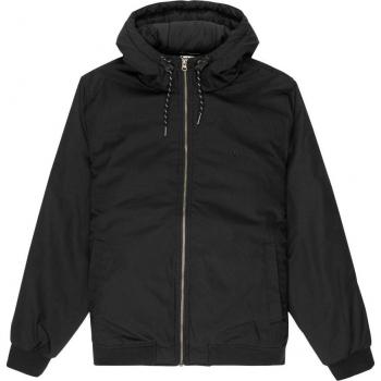Element Dulcey Black Hooded Windbreaker Jacket - L