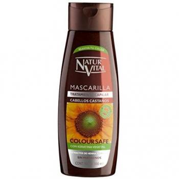 Naturaleza Y Vida Natur Vital Mascarilla Capilar Color Cabellos S Bote, Castaño, Femenina, 300 Mililitro