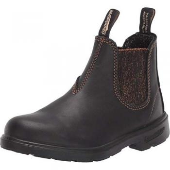 Blundstone Children's Chelsea Boots - Black/Bronze Glitter