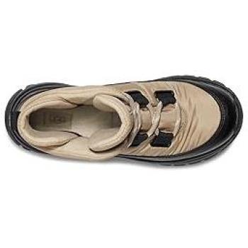 Botines UGG Yose Puffer Lace Beige para mujer, talla 36, color beige