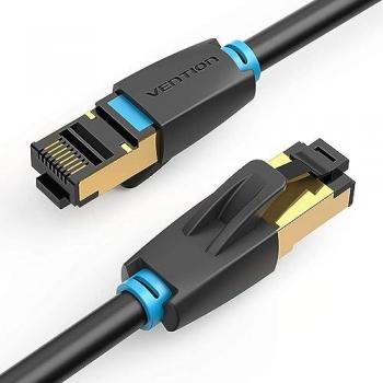 Cable de red SFTP RJ45 Cat 8 - 10m - Alta velocidad 40Gbps - Color negro